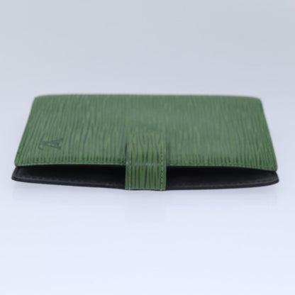 LOUIS VUITTON Epi Agenda PM Day Planner Cover Green R20054 LV Auth 84816