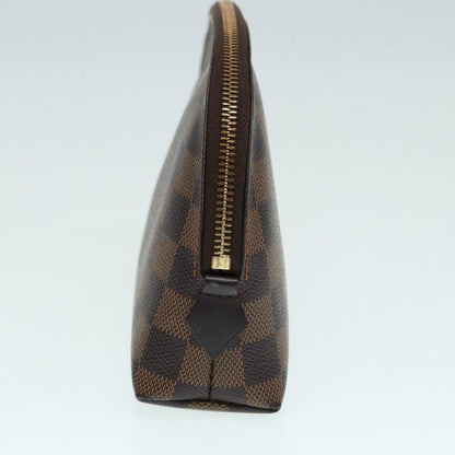 LOUIS VUITTON Damier Ebene Pochette Cosmetic GM Pouch N23345 LV Auth 84974