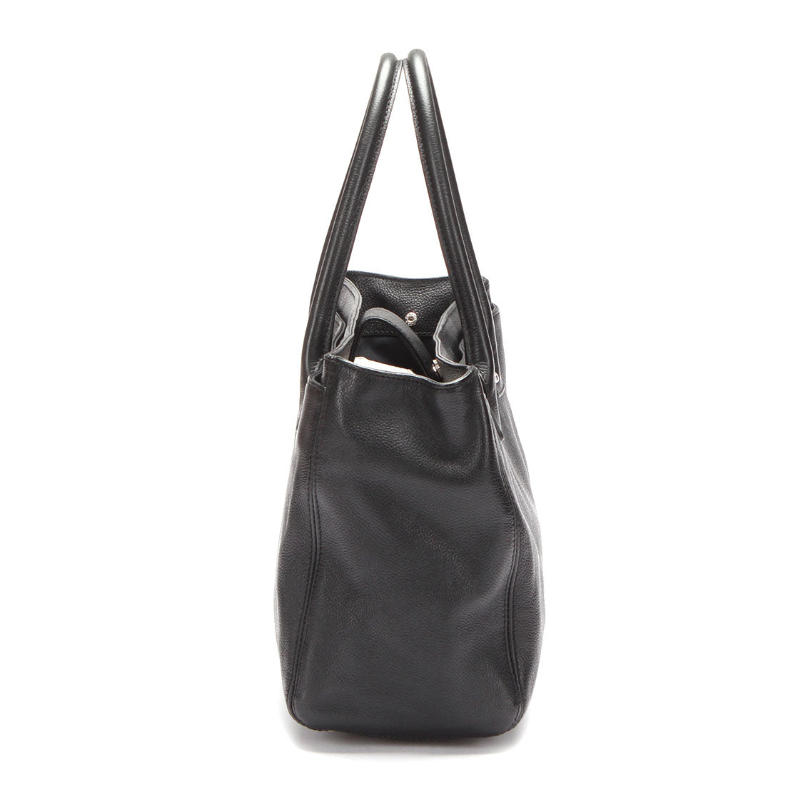 Chanel CC Executive Cerf Tote Leather Tote Bag in Good condition
