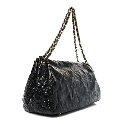 Vinyl XL Rock and Chain Flap Black
