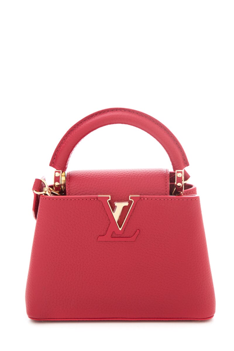 Louis Vuitton Scarlet Mini Capucines Handbag