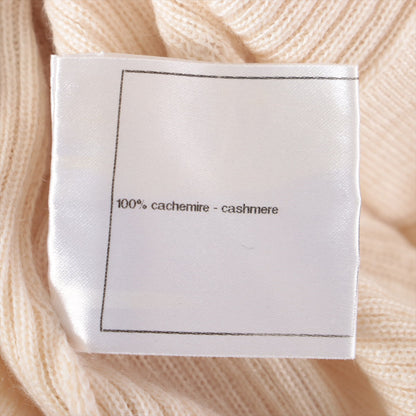 Chanel Coconut Button 11 Years Casimir Hynecknit 36  Beige P39