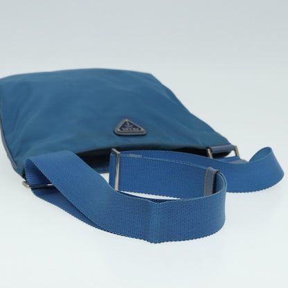 PRADA Shoulder Bag Nylon Blue Auth 85051