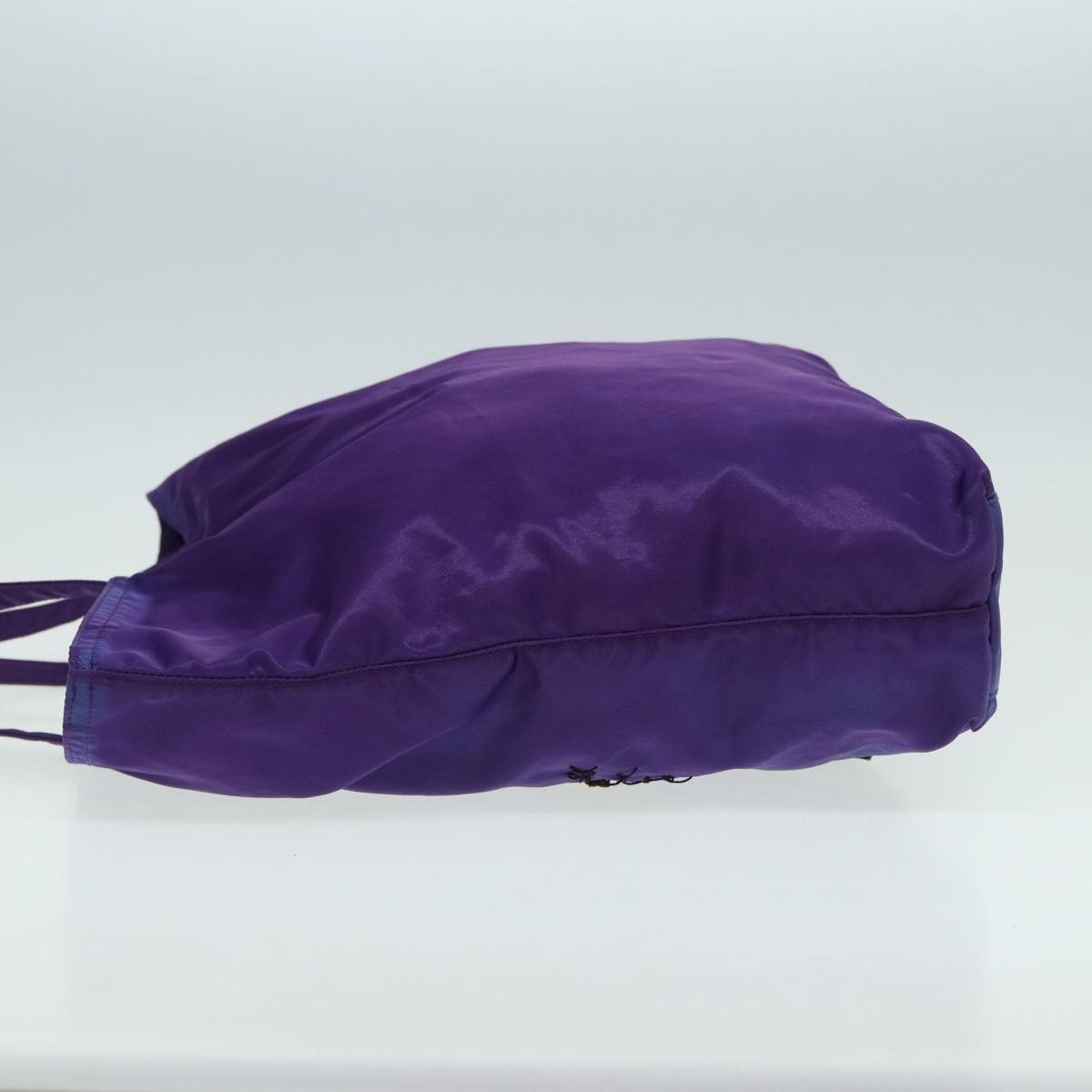 PRADA Tote Bag Nylon Purple Auth 85052