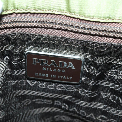 PRADA Shoulder Bag Nylon Khaki Auth 85288