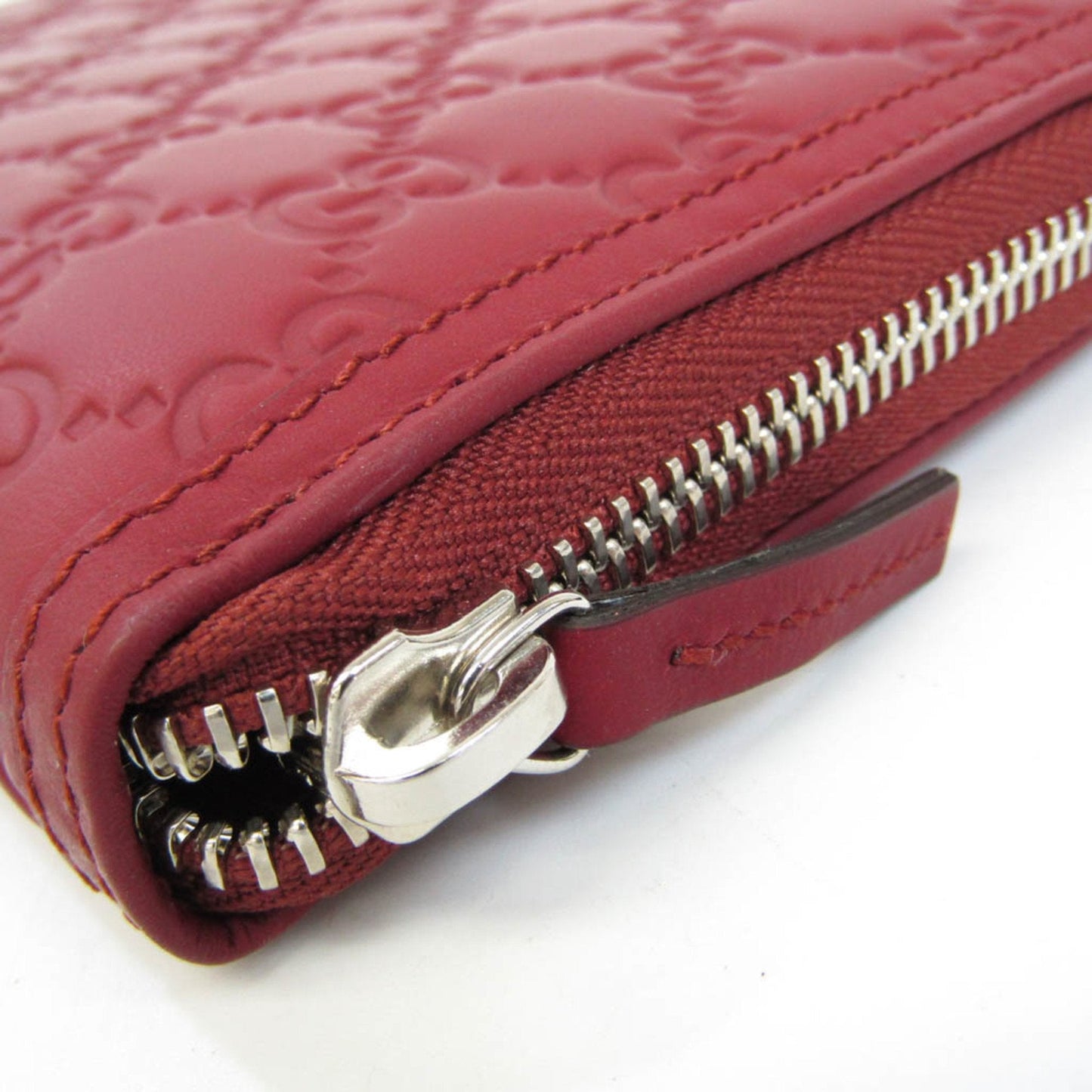 Gucci Guccissima Red Leather Wallet