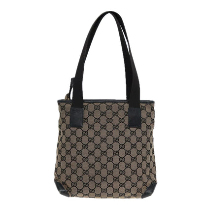 GUCCI GG Canvas Shoulder Bag Navy Silver 019 0402 1705 Auth 85896