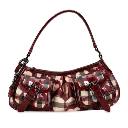 BURBERRY House Check Hearts Shoulder Bag