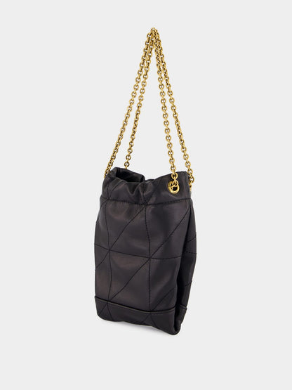 Black Small Jamie Pouch in Lambskin