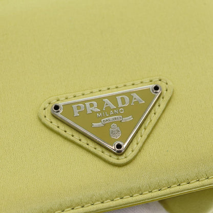 PRADA Coin Purse Nylon Yellow M634 Auth 86325