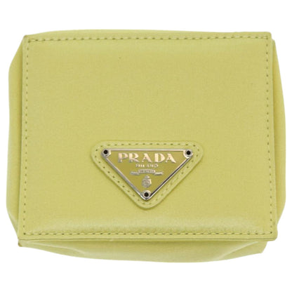 PRADA Coin Purse Nylon Yellow M634 Auth 86325