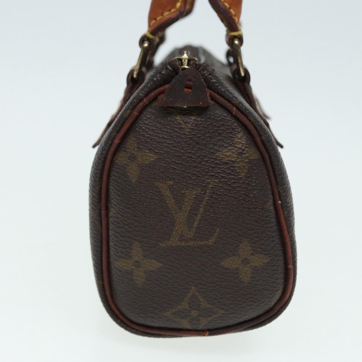 LOUIS VUITTON Monogram Mini Speedy Hand Bag M41534 LV Auth 86378