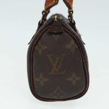 LOUIS VUITTON Monogram Mini Speedy Hand Bag M41534 LV Auth 86378