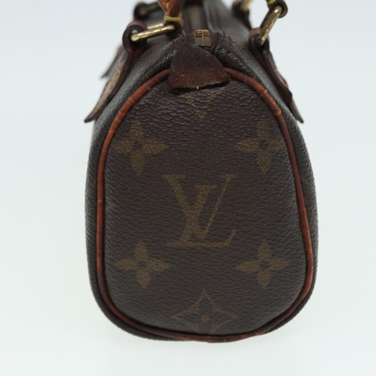 LOUIS VUITTON Monogram Mini Speedy Hand Bag M41534 LV Auth 86378