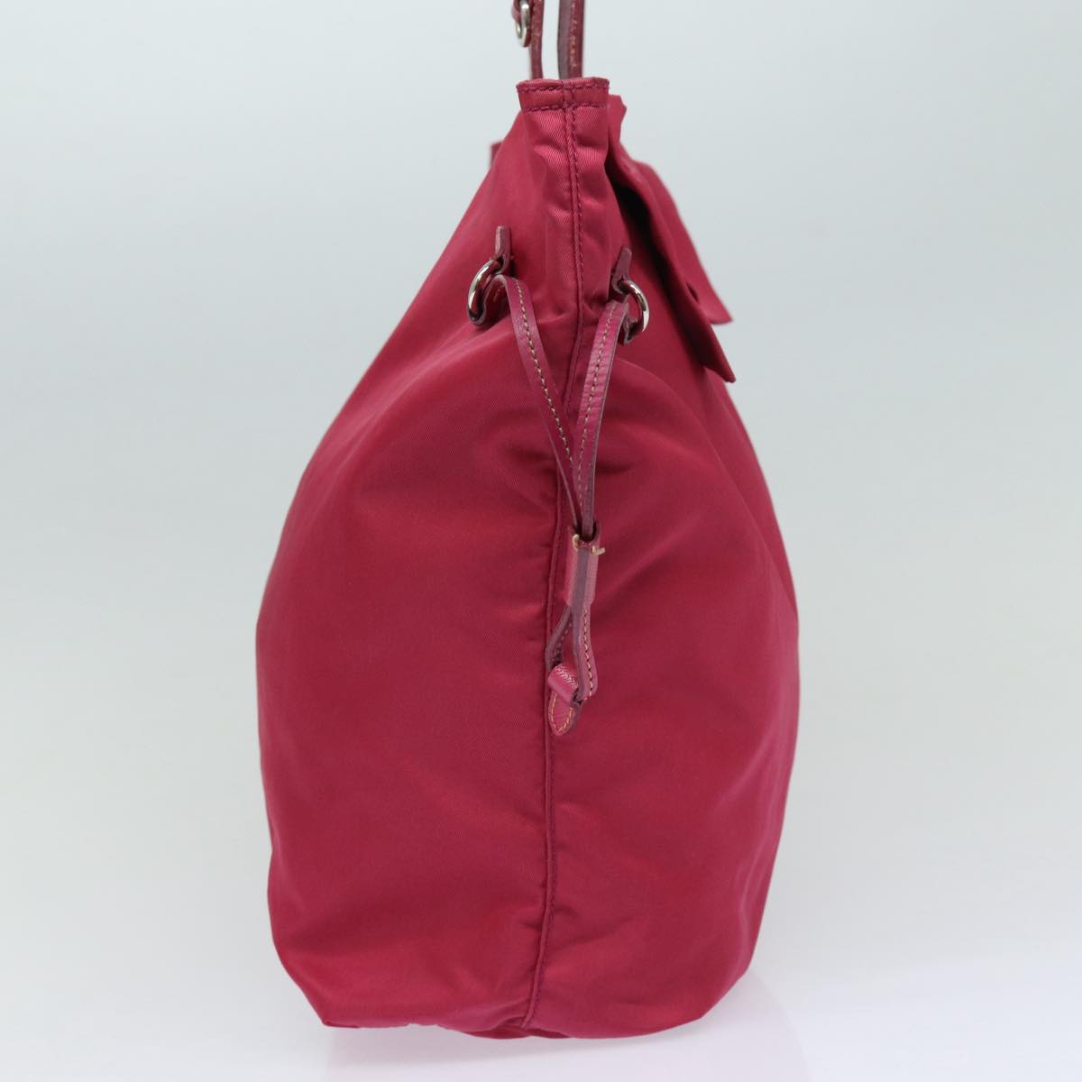 PRADA Tote Bag Nylon Pink Auth 86445