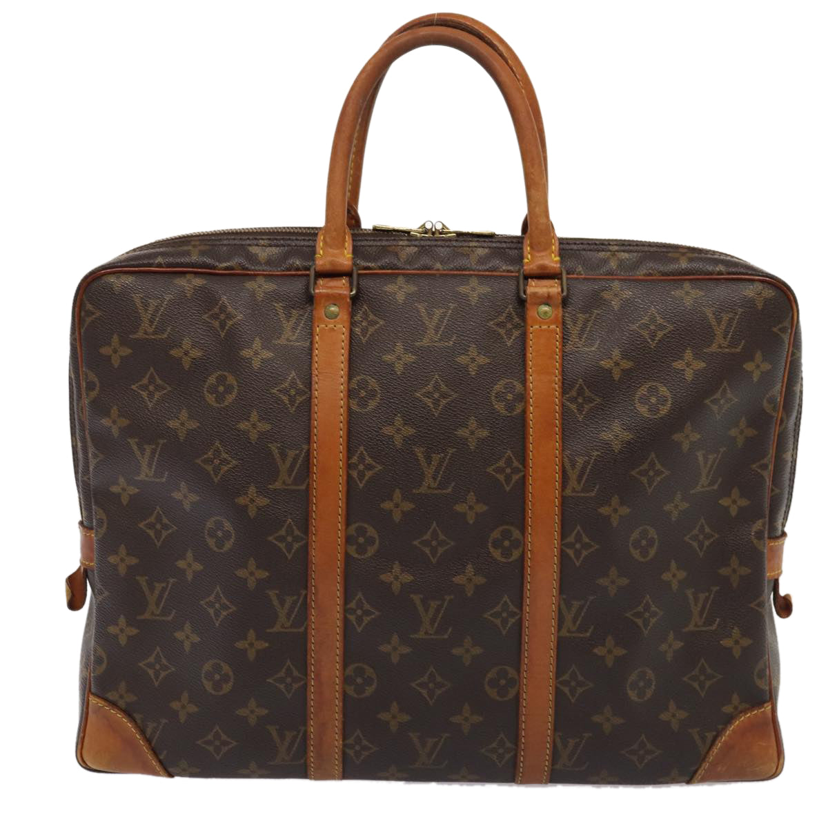 LOUIS VUITTON Monogram Porte Documents Voyage Business Bag M53361 LV Auth 86470