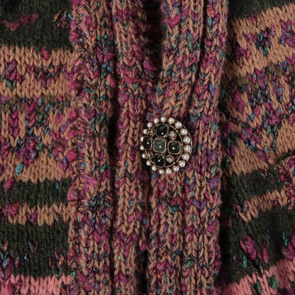Chanel Grippor Cotton x Wool Cardigan 34  Multicolor P46457K05874