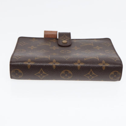 LOUIS VUITTON Monogram Agenda MM Day Planner Cover R20105 LV Auth 86754