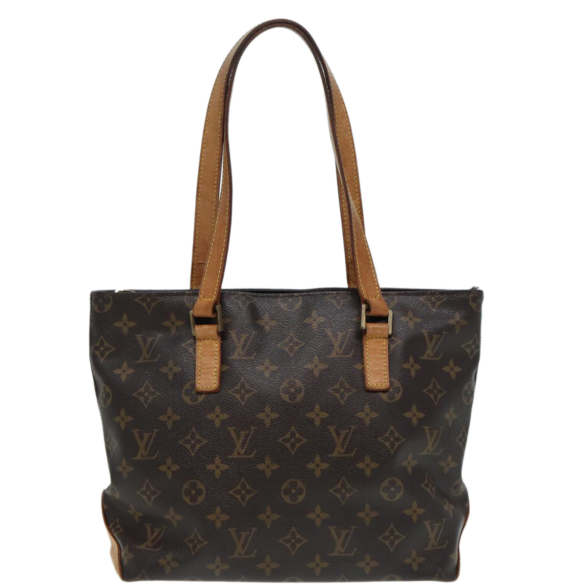 LOUIS VUITTON Monogram Cabas Piano Tote Bag M51148 LV Auth 86769