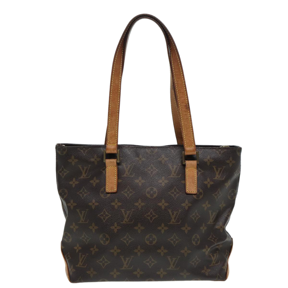 LOUIS VUITTON Monogram Cabas Piano Tote Bag M51148 LV Auth 86769