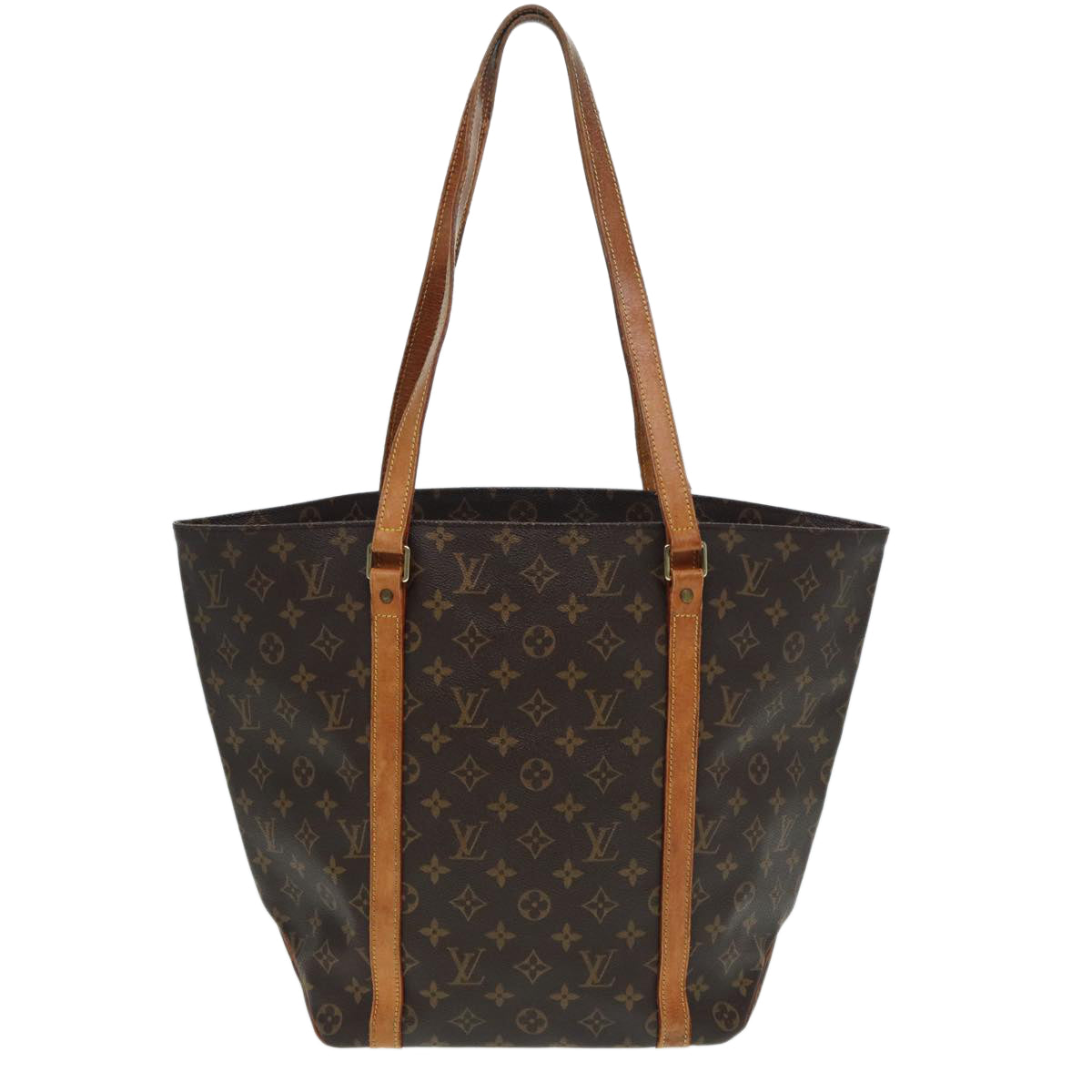 LOUIS VUITTON Monogram Sac Shopping Tote Bag M51108 LV Auth 86772