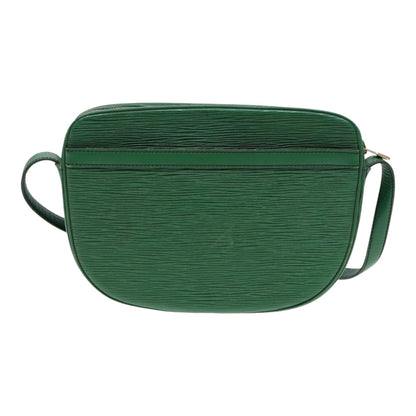 LOUIS VUITTON Epi Jeune Fille MM Shoulder Bag Green M52154 LV Auth 86819