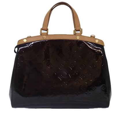 LOUIS VUITTON Vernis Blair GM Hand Bag 2way Terre Domble M91453 LV Auth 86869