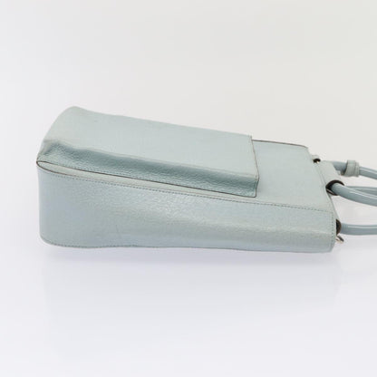 GUCCI Hand Bag Leather Light Blue 002 1118 0463 Auth 86903