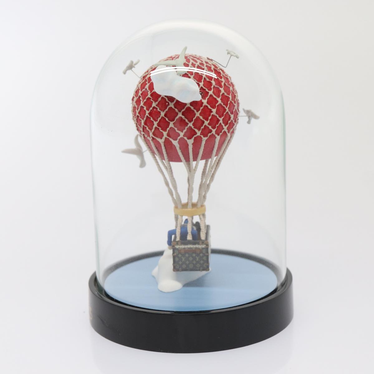 LOUIS VUITTON Snow Globe balloon VIP Only Clear Red LV Auth 86952