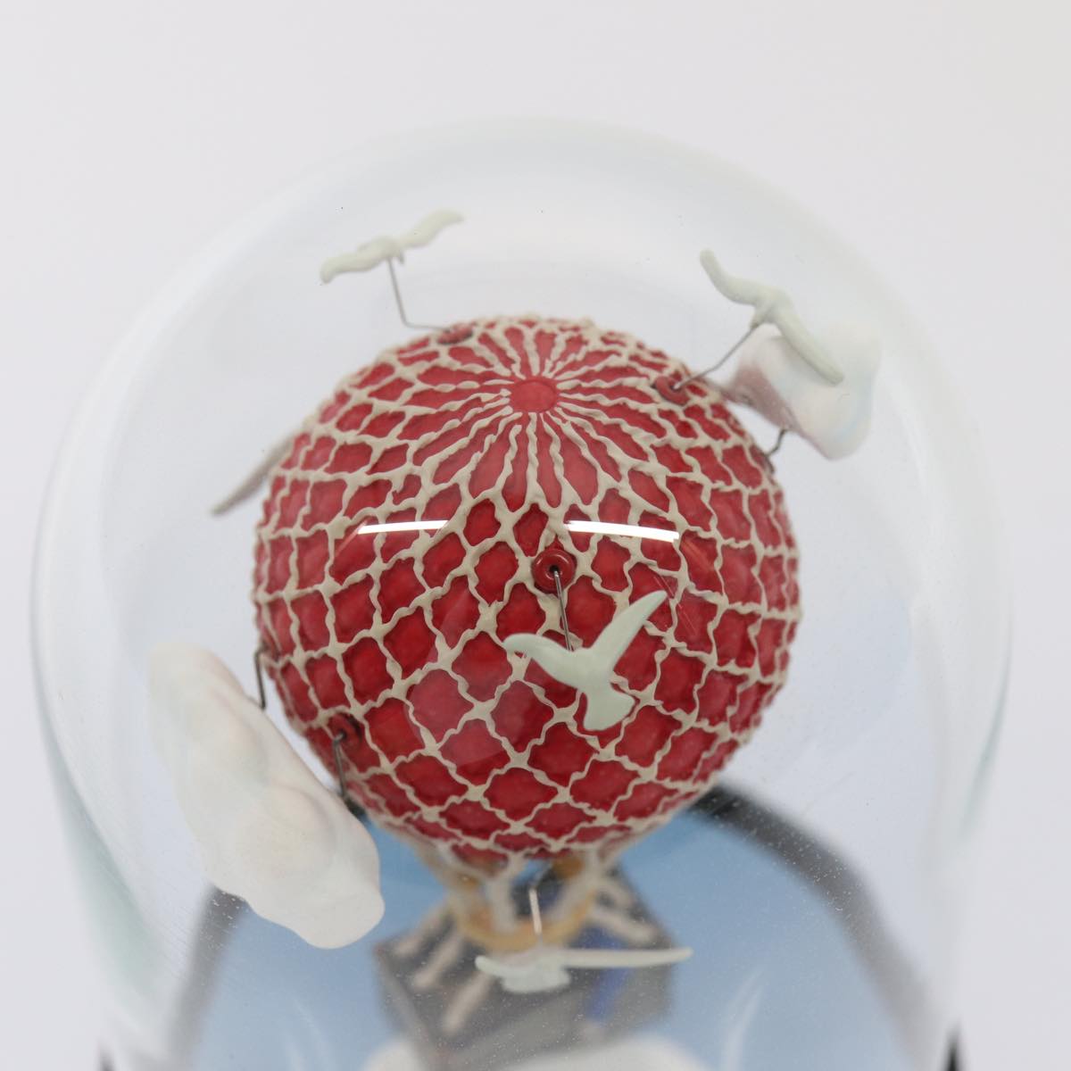 LOUIS VUITTON Snow Globe balloon VIP Only Clear Red LV Auth 86952