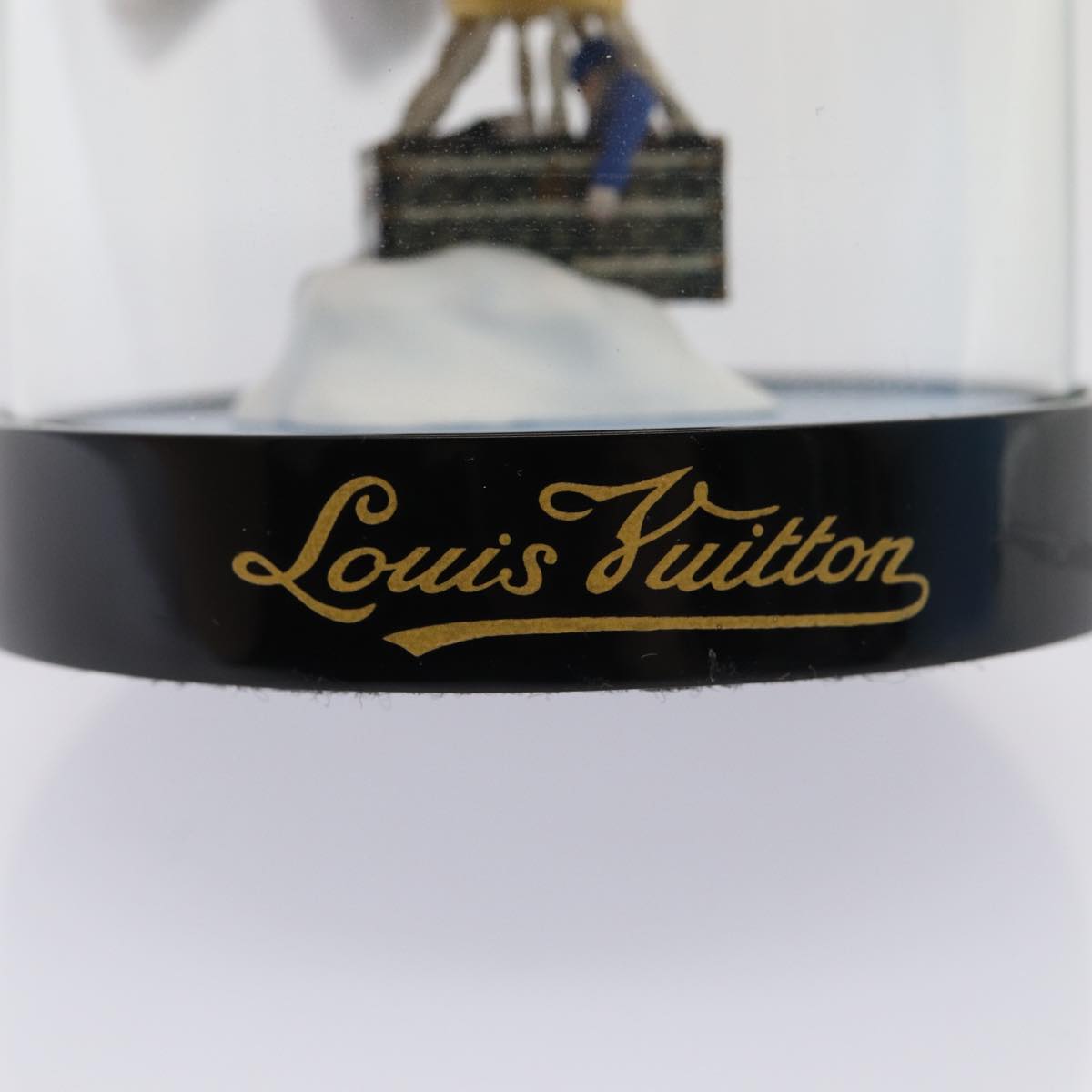 LOUIS VUITTON Snow Globe balloon VIP Only Clear Red LV Auth 86952