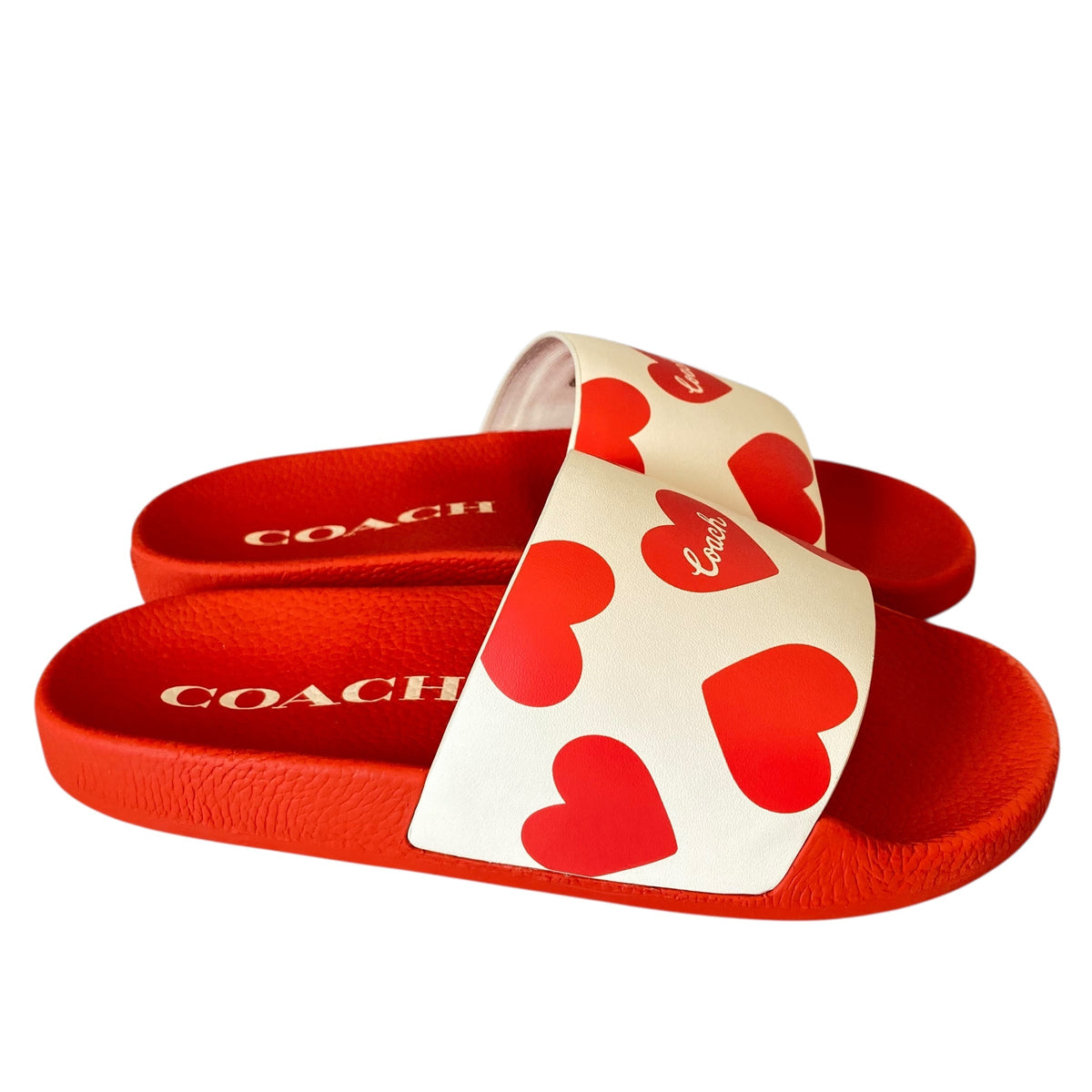 Sandals Designer By Coach In Red, Size:8