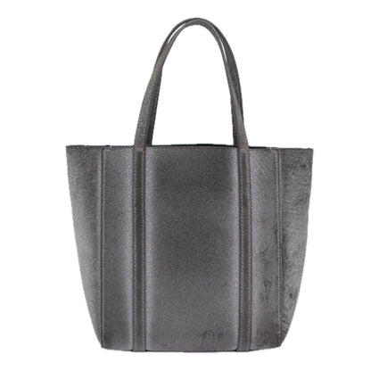 Balenciaga Everyday Tote XXS Hand Bag Leather 2way Silver Silver Auth 87205