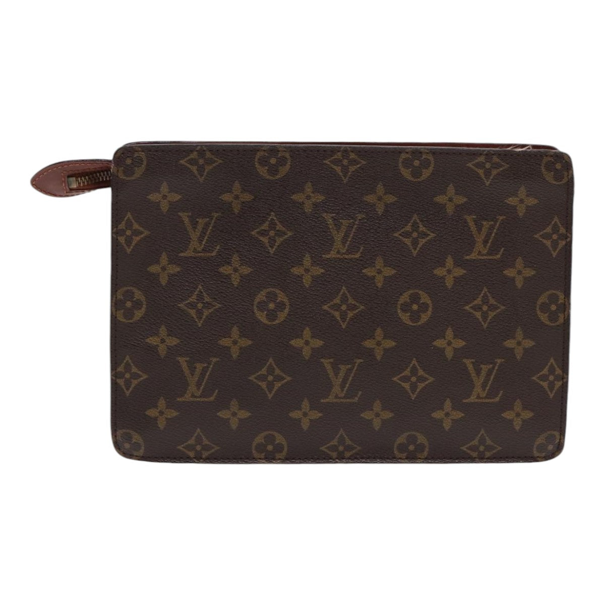 LOUIS VUITTON Monogram Pochette Homme Clutch Bag M51795 LV Auth 87294