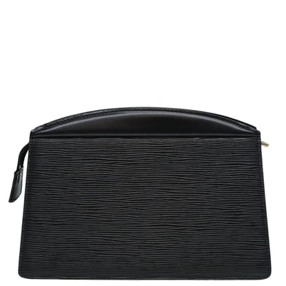 LOUIS VUITTON Epi Trousse Crete Pouch Black M48402 LV Auth 87381