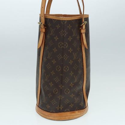 LOUIS VUITTON Monogram Bucket GM Shoulder Bag M42236 LV Auth 87417