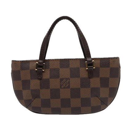 LOUIS VUITTON Damier Ebene Manosque GM Accessory Pouch N51120 LV Auth 87441