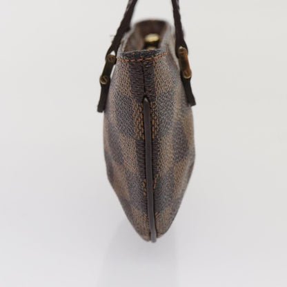 LOUIS VUITTON Damier Ebene Manosque GM Accessory Pouch N51120 LV Auth 87441