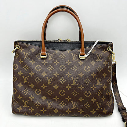 Louis Vuitton LV Monogram Pallas MM - Brown Handle Bags, Handbags LA31581