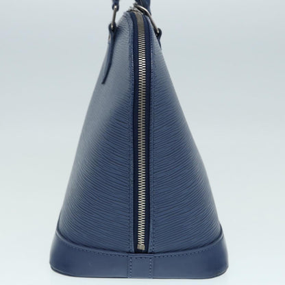 LOUIS VUITTON Epi Alma Hand Bag Blue Myrtille M5214G LV Auth 87500