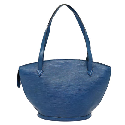 LOUIS VUITTON Epi Saint Jacques Shopping Shoulder Bag Blue M52275 LV Auth 87513