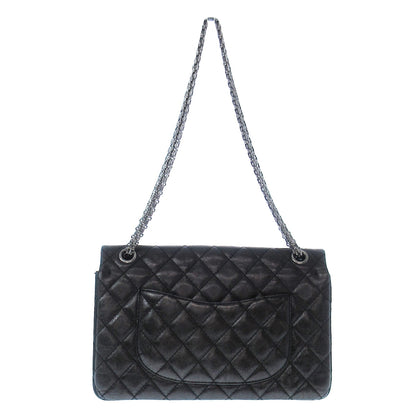 Chanel 2.55 Medium Metallic silver