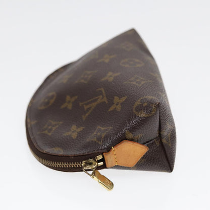 LOUIS VUITTON Monogram Pochette Cosmetic PM Cosmetic Pouch M47515 LV Auth 87545