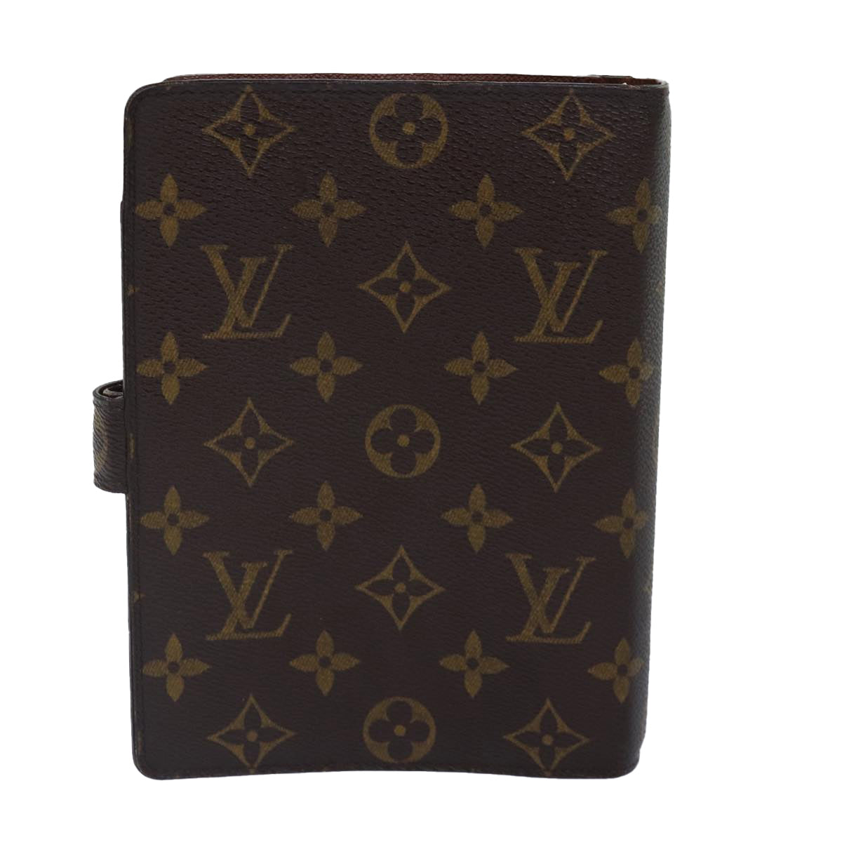 LOUIS VUITTON Monogram Agenda MM Day Planner Cover R20105 LV Auth 87549