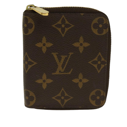 LOUIS VUITTON Monogram Agenda Mini Zippy Day Planner Cover R21045 LV Auth 87552