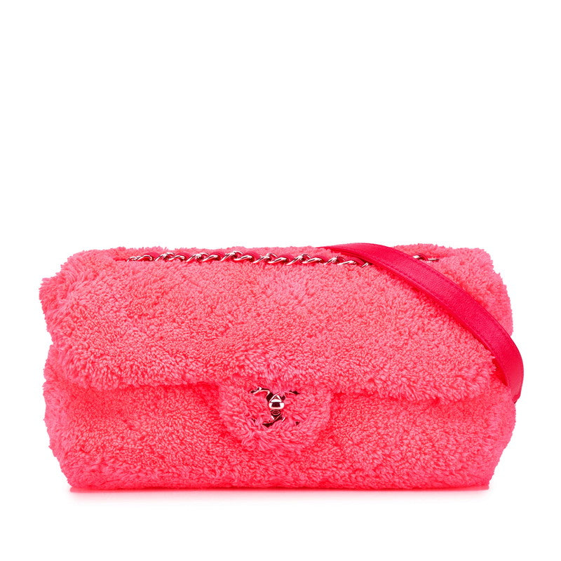 Chanel Matelasse Coco Mark Pile Leather Shoulder Bag