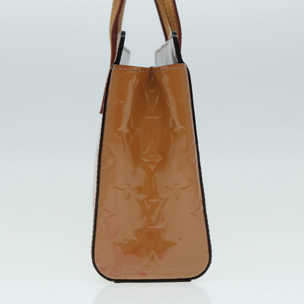 LOUIS VUITTON Monogram Vernis Catalina BB Hand Bag Rose Velur M90015 Auth 87606