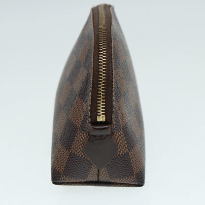 LOUIS VUITTON Damier Ebene Pochette Cosmetic PM Pouch N47516 LV Auth 87683