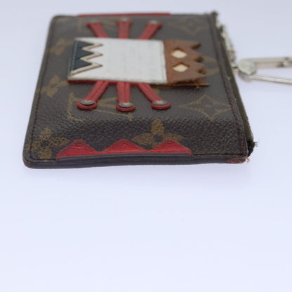LOUIS VUITTON Monogram Pochette Cles Coin Purse Tribal Mask M60213 LV Auth 87694