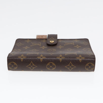 LOUIS VUITTON Monogram Agenda MM Day Planner Cover R20105 LV Auth 87917
